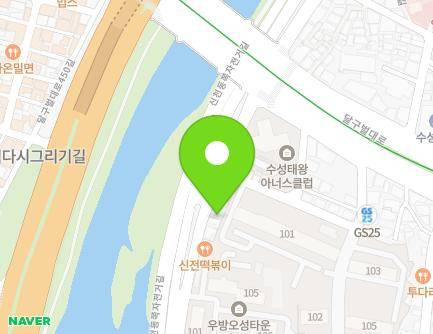 390-1 Sincheondong-ro, Suseong-gu, Daegu, Republic of Korea Map