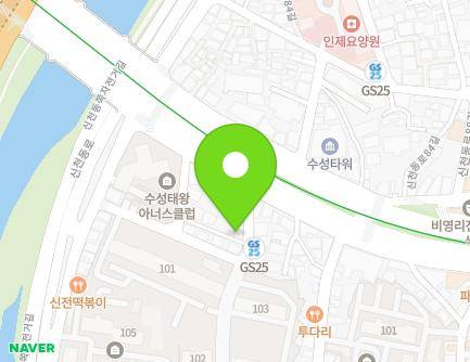 6 Dalgubeol-daero 454-gil, Suseong-gu, Daegu, Republic of Korea Map
