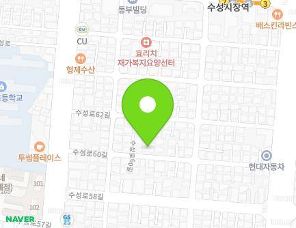 23 Suseong-ro 60-gil, Suseong-gu, Daegu, Republic of Korea Map