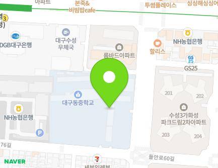 311 Deuran-ro, Suseong-gu, Daegu, Republic of Korea Map