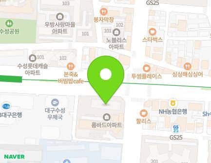 2330 Dalgubeol-daero, Suseong-gu, Daegu, Republic of Korea Map