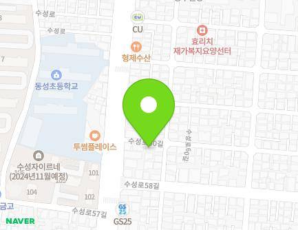 10 Suseong-ro 60-gil, Suseong-gu, Daegu, Republic of Korea Map