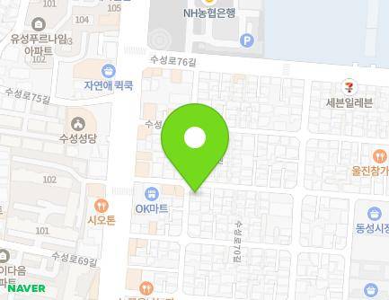 14 Suseong-ro 72-gil, Suseong-gu, Daegu, Republic of Korea Map