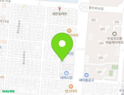 285-16 Deuran-ro, Suseong-gu, Daegu, Republic of Korea Map