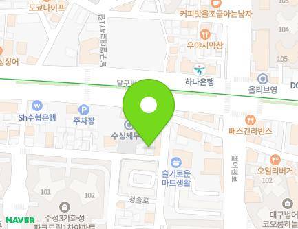 61 Deuran-ro 64-gil, Suseong-gu, Daegu, Republic of Korea Map