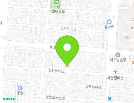 39 Deuran-ro 46-gil, Suseong-gu, Daegu, Republic of Korea Map