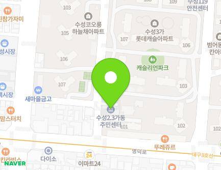 443-2 Myeongdeok-ro, Suseong-gu, Daegu, Republic of Korea Map