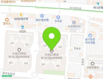 17 Deuran-ro 60-gil, Suseong-gu, Daegu, Republic of Korea Map