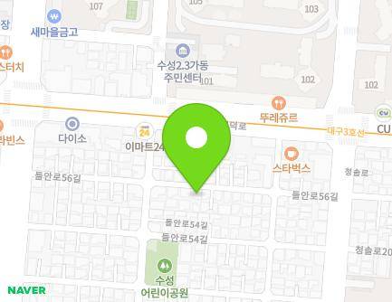 36 Deuran-ro 56-gil, Suseong-gu, Daegu, Republic of Korea Map