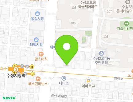 435 Myeongdeok-ro, Suseong-gu, Daegu, Republic of Korea Map
