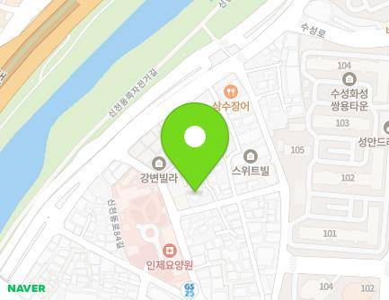 11-11 Sincheondong-ro 86-gil, Suseong-gu, Daegu, Republic of Korea Map