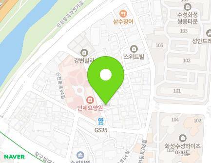 31 Sincheondong-ro 86-gil, Suseong-gu, Daegu, Republic of Korea Map