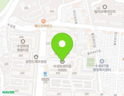 412 Suseong-ro, Suseong-gu, Daegu, Republic of Korea Map