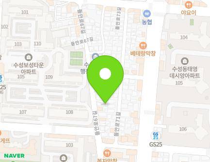 48-1 Deuran-ro 67-gil, Suseong-gu, Daegu, Republic of Korea Map