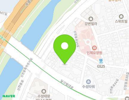 2261 Dalgubeol-daero, Suseong-gu, Daegu, Republic of Korea Map