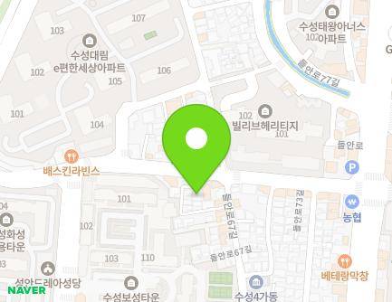 31-3 Deuran-ro 73-gil, Suseong-gu, Daegu, Republic of Korea Map