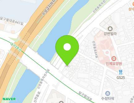 412 Sincheondong-ro, Suseong-gu, Daegu, Republic of Korea Map