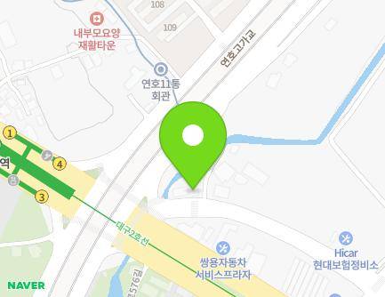 2877-7 Dalgubeol-daero, Suseong-gu, Daegu, Republic of Korea Map