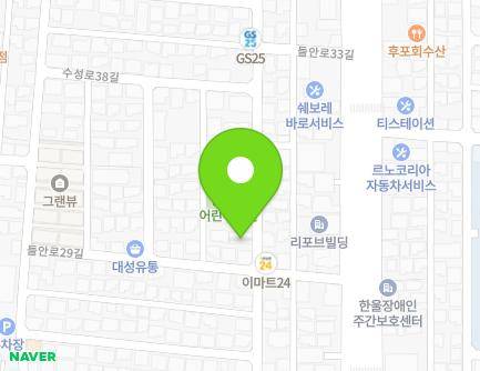 48 Deuran-ro 33-gil, Suseong-gu, Daegu, Republic of Korea Map