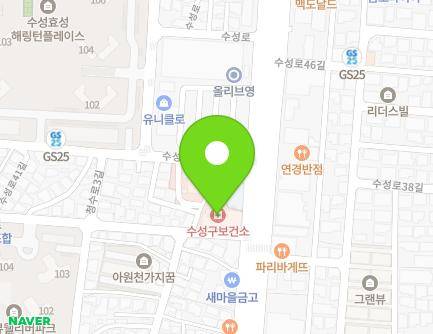 213 Suseong-ro, Suseong-gu, Daegu, Republic of Korea Map