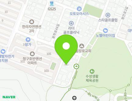 47 Yonghak-ro 48-gil, Suseong-gu, Daegu, Republic of Korea Map