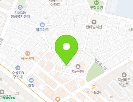 11-12 Jibeom-ro 31-gil, Suseong-gu, Daegu, Republic of Korea Map