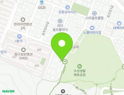 56 Yonghak-ro 50-gil, Suseong-gu, Daegu, Republic of Korea Map