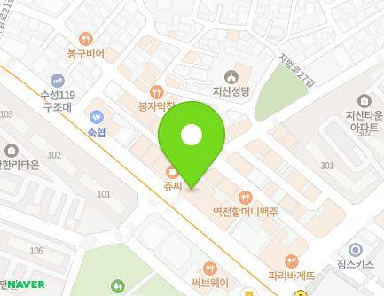 171 Jibeom-ro, Suseong-gu, Daegu, Republic of Korea Map