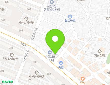 155 Jibeom-ro, Suseong-gu, Daegu, Republic of Korea Map