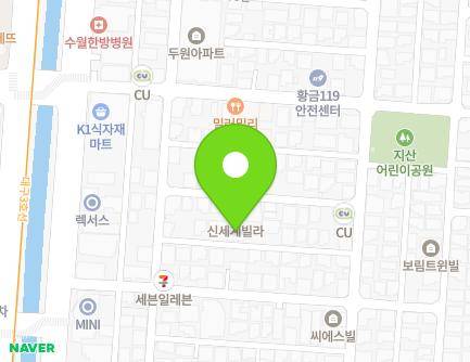 44-13 Muhak-ro 27-gil, Suseong-gu, Daegu, Republic of Korea Map