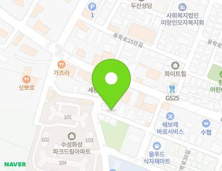 7-3 Yonghak-ro 28-gil, Suseong-gu, Daegu, Republic of Korea Map