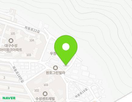 39-5 Padong-ro 22-gil, Suseong-gu, Daegu, Republic of Korea Map