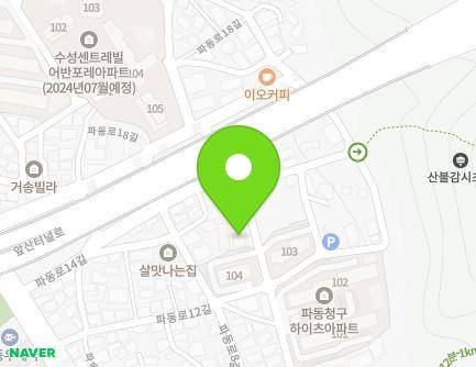 39-5 Padong-ro 12-gil, Suseong-gu, Daegu, Republic of Korea Map