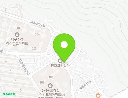 37 Padong-ro 22-gil, Suseong-gu, Daegu, Republic of Korea Map