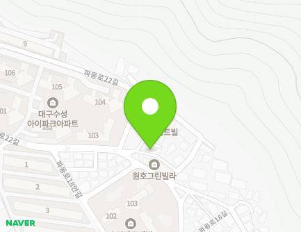 33-4 Padong-ro 22-gil, Suseong-gu, Daegu, Republic of Korea Map