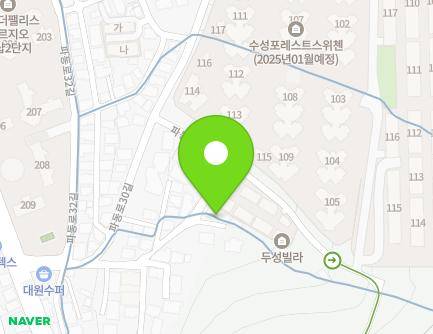 6-50 Padong-ro 30-gil, Suseong-gu, Daegu, Republic of Korea Map