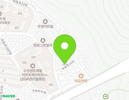 53-5 Padong-ro 18-gil, Suseong-gu, Daegu, Republic of Korea Map