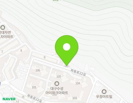 9-45 Padong-ro 22-gil, Suseong-gu, Daegu, Republic of Korea Map