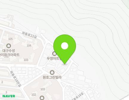 39-7 Padong-ro 22-gil, Suseong-gu, Daegu, Republic of Korea Map