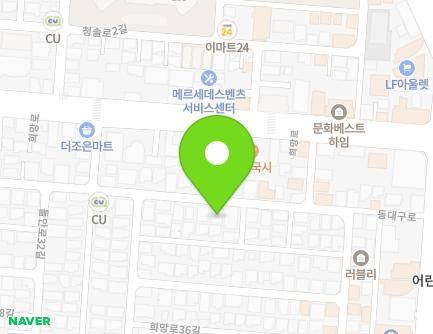 78 Huimang-ro 36-gil, Suseong-gu, Daegu, Republic of Korea Map