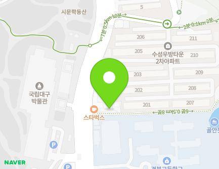 318-3 Cheongho-ro, Suseong-gu, Daegu, Republic of Korea Map