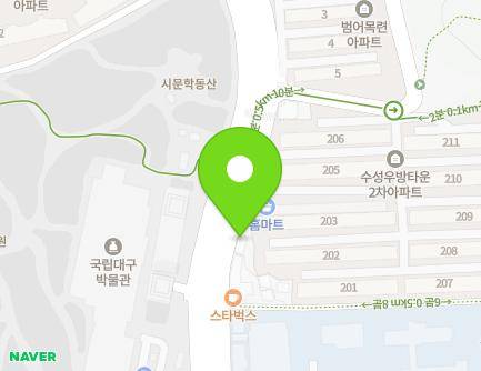 322 Cheongho-ro, Suseong-gu, Daegu, Republic of Korea Map