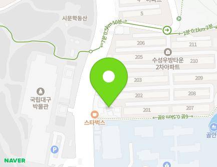 318-1 Cheongho-ro, Suseong-gu, Daegu, Republic of Korea Map