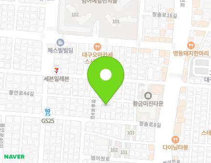 42-32 Cheongsol-ro, Suseong-gu, Daegu, Republic of Korea Map