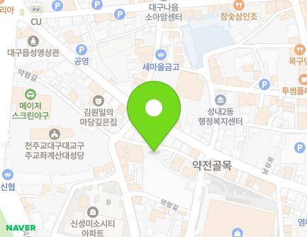 34-10 Yangnyeong-gil, Jung-gu, Daegu, Republic of Korea Map