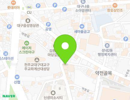 34 Yangnyeong-gil, Jung-gu, Daegu, Republic of Korea Map
