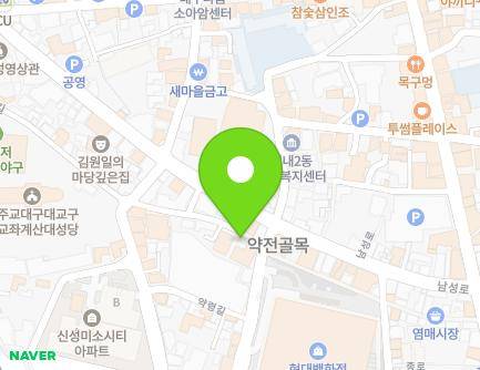34-22 Yangnyeong-gil, Jung-gu, Daegu, Republic of Korea Map