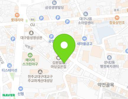 33-6 Yangnyeong-gil, Jung-gu, Daegu, Republic of Korea Map