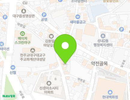 20-3 Yangnyeong-gil, Jung-gu, Daegu, Republic of Korea Map