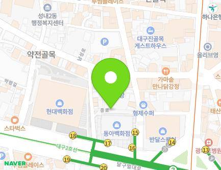7-10 Jong-ro, Jung-gu, Daegu, Republic of Korea Map